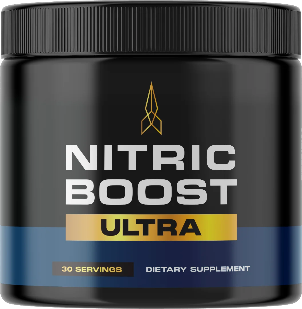 Nitric Boost Ultra dietary supplement bottle, 30 servings